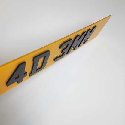 4D 3MM Plate