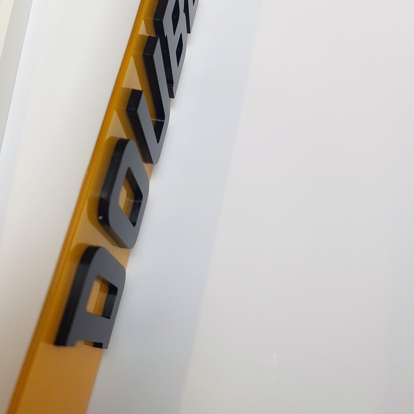 Double 4D Plate (6mm) - SHOW PLATE ANY TEXT