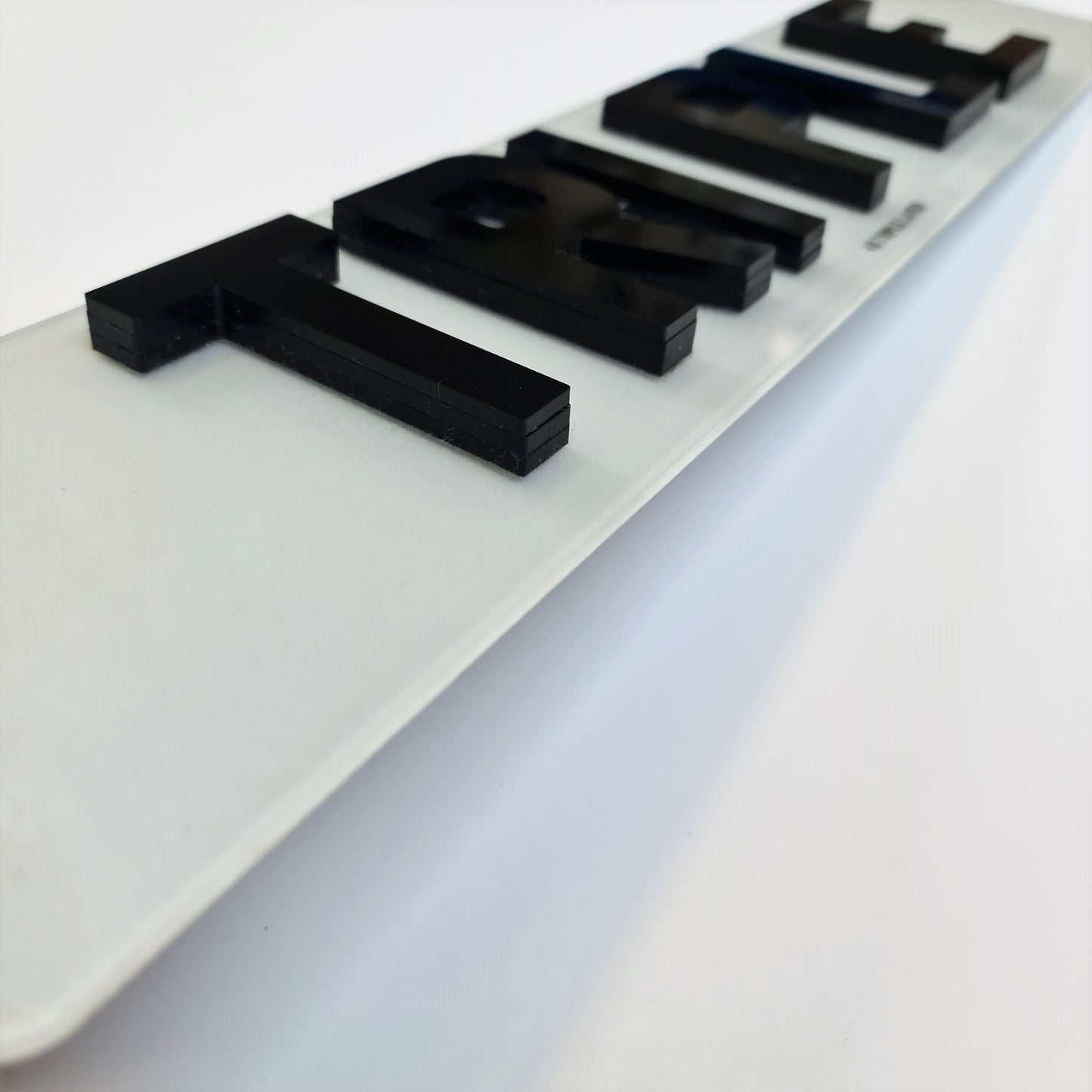 Triple 4D Plate (9mm) - SHOW PLATE ANY TEXT