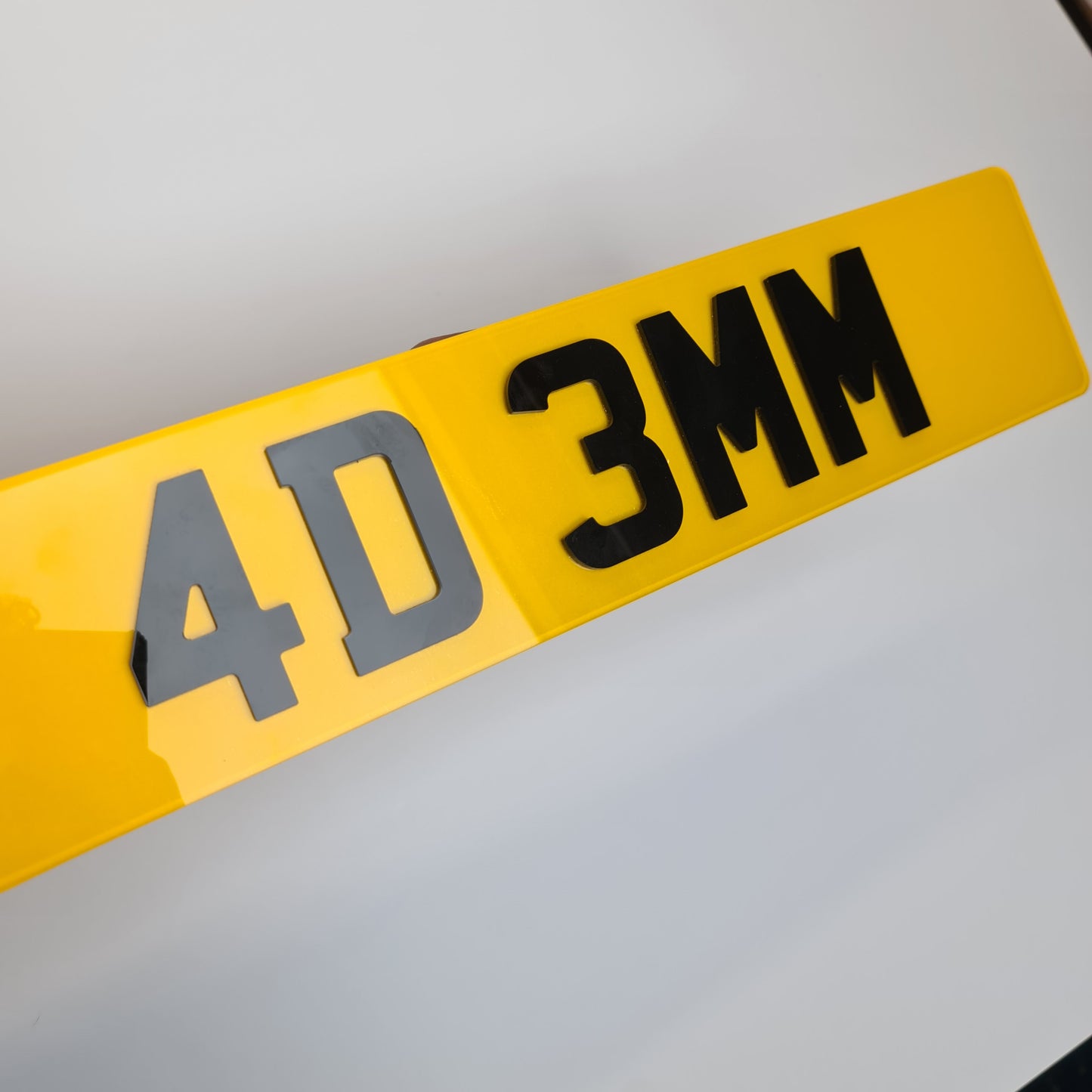 4D 3MM Plate