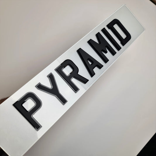 King Pyramid Plate - SHOW PLATE ANY TEXT