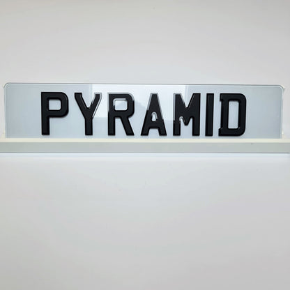 King Pyramid Plate - SHOW PLATE ANY TEXT