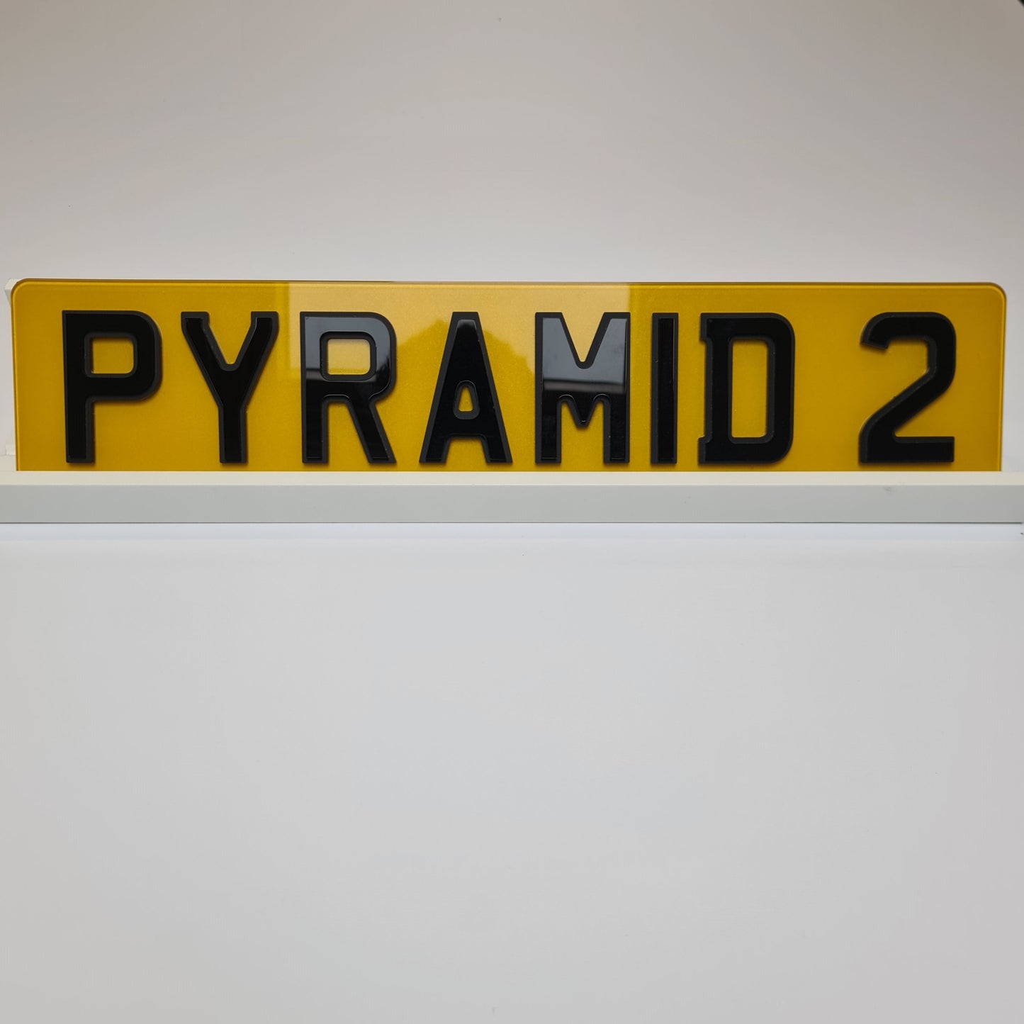 Pyramid 2 Plate - SHOW PLATE ANY TEXT