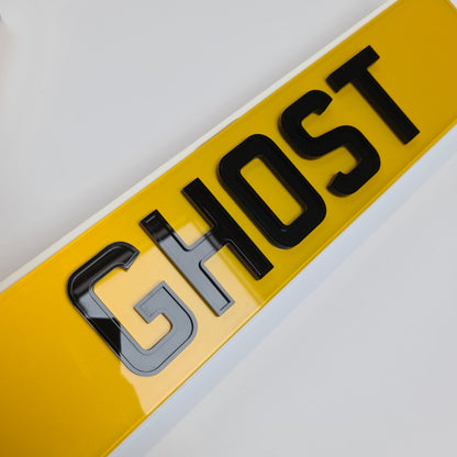 Ghost Plate 2 - SHOW PLATE ANY TEXT