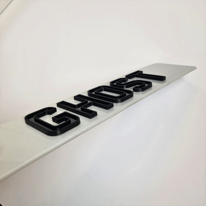 Ghost Plate - SHOW PLATE ANY TEXT