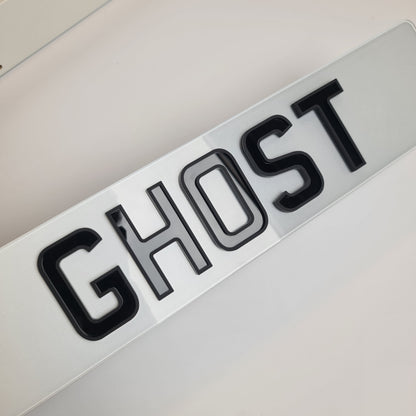 Ghost Plate - SHOW PLATE ANY TEXT