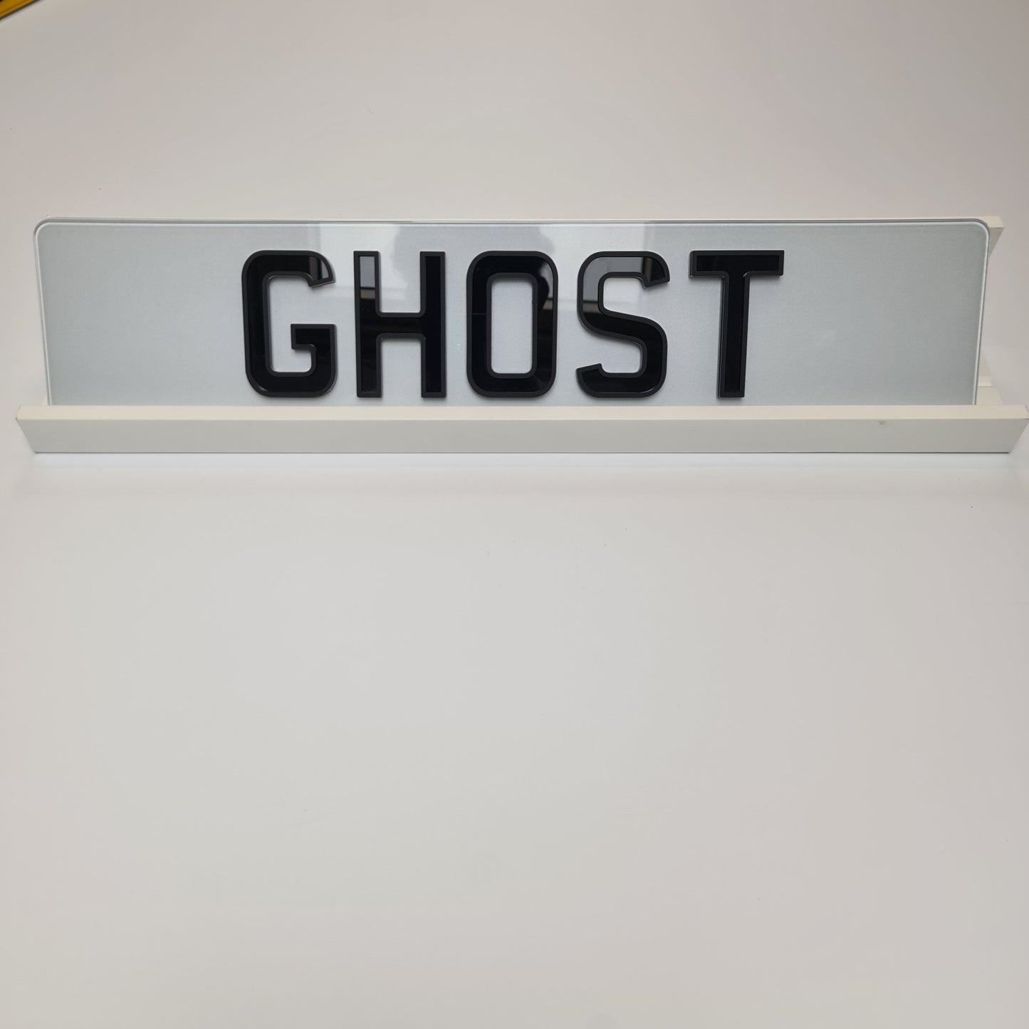 Ghost Plate - SHOW PLATE ANY TEXT