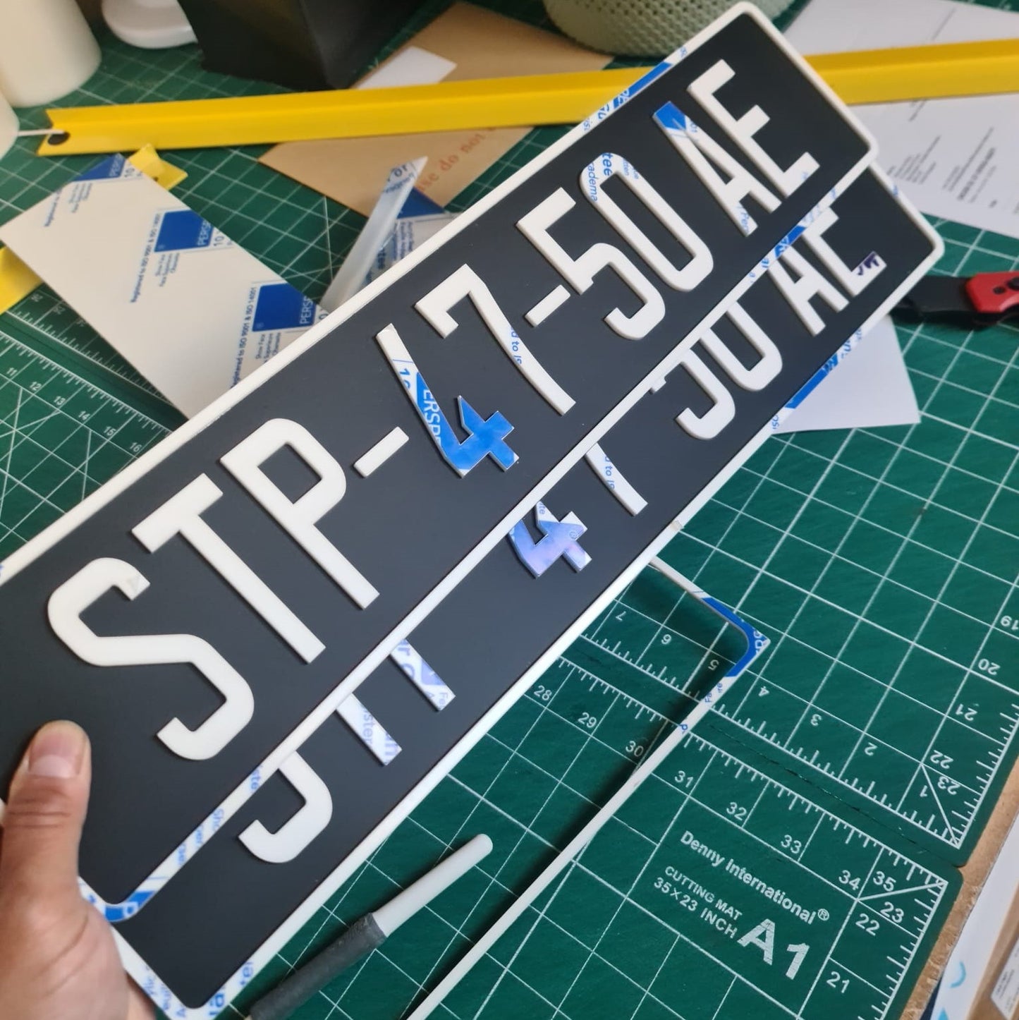 Custom logo Plate