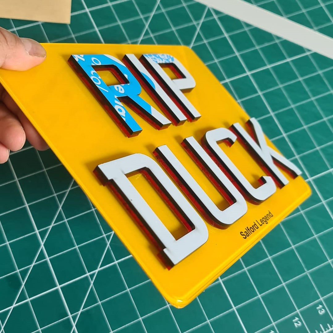 Custom logo Plate