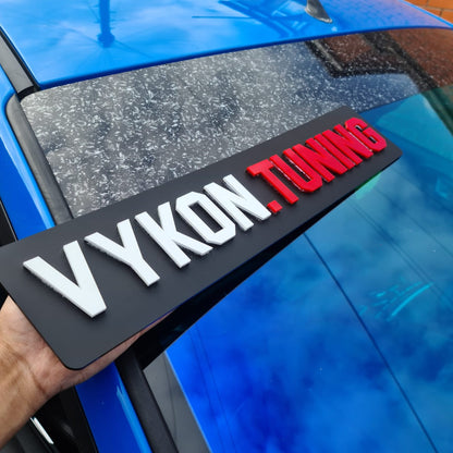 Custom logo Plate