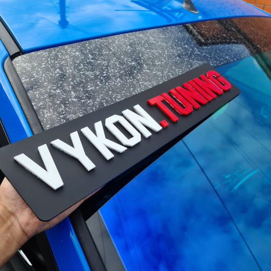 Custom logo Plate